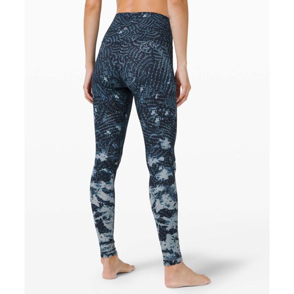 Lululemon Womens Align Pant 28” in Indigo Lace Starlight Multi Size 2 Athleisure - Picture 3 of 9
